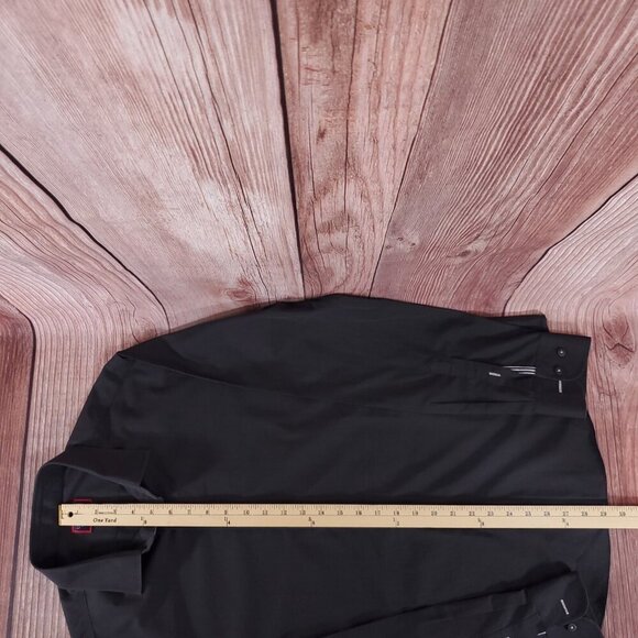 Rare UNTUCKit Mens Large Providence Friars Black Slim Fit LS Button Up Shirt - Picture 14 of 14